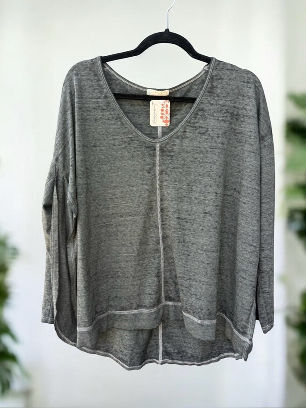 Free People Movement NWT "Mix It Up" dolman sleeve tee large
